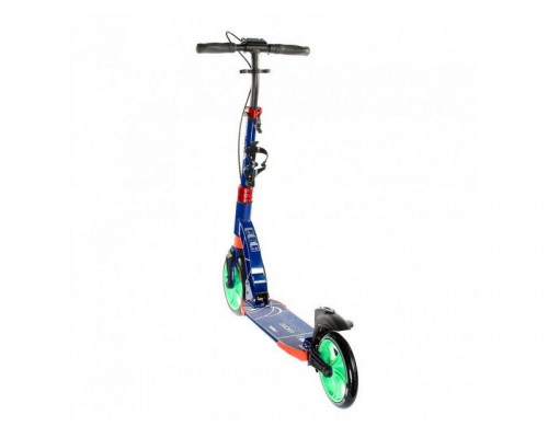 Самокат двухколесный Quicker (сине-зеленый)