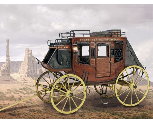 Сборная деревянная модель почтовой кареты Artesania Latina 1948года, 1/10