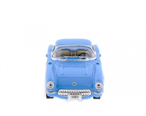 Машина Kinsmart Chevrolet Corvette 1957 инерция (1/12шт.) 1:34 б/к