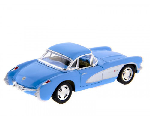 Машина Kinsmart Chevrolet Corvette 1957 инерция (1/12шт.) 1:34 б/к