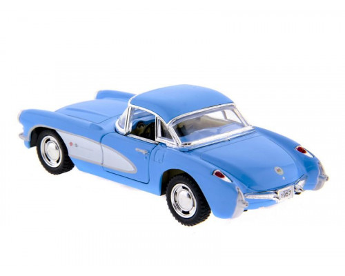 Машина Kinsmart Chevrolet Corvette 1957 инерция (1/12шт.) 1:34 б/к