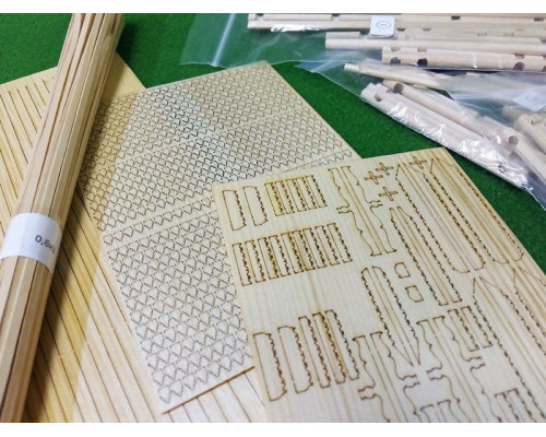 Сборная деревянная модель СВМодель. Георгиевская церковь, 2390 деталей, 1/72