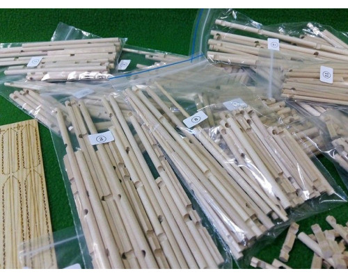 Сборная деревянная модель СВМодель. Георгиевская церковь, 2390 деталей, 1/72