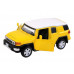 Машина АВТОПАНОРАМА Toyota FJ Cruiser, желтый, 1/43, инерция, в/к 17,5*12,5*6,5 см