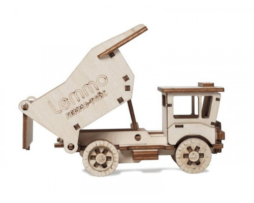 Деревянный конструктор Lemmo Самосвал Сэм, 43 детали