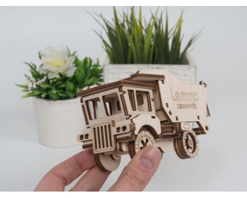 Деревянный конструктор Lemmo Самосвал Сэм, 43 детали