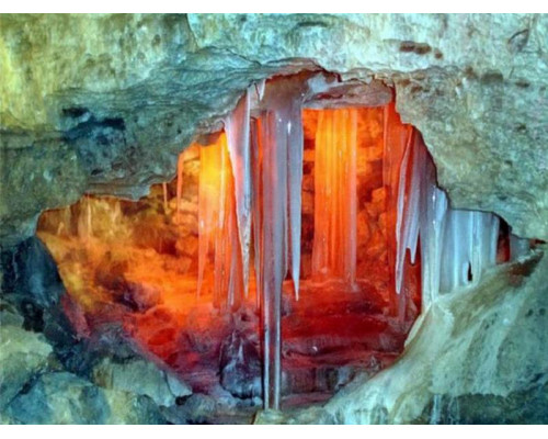 Картина по номерам 40х50 Кунгурская ледяная пещера № 1 (24 краски)