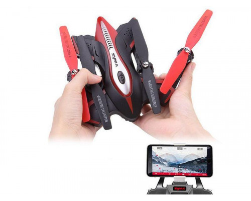 Р/У квадрокоптер Syma X56W Folding Wizard с FPV трансляцией Wi-Fi, барометр, 2.4G RTF