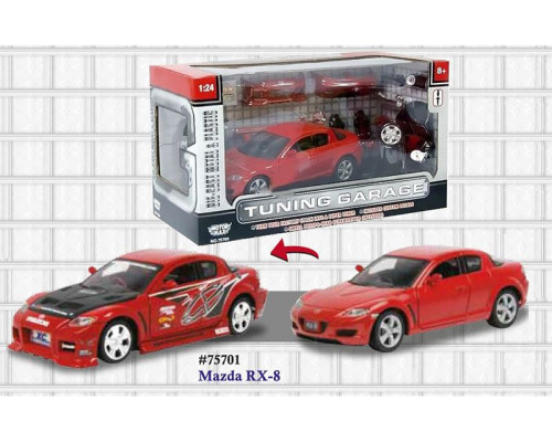 Машина Motormax 1:24 Набор гаражный тюнинг, в ассортименте в/к