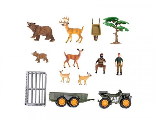 Набор фигурок животных MASAI MARA ММ205-057 серии На ферме: Ферма игрушка 14 пр.