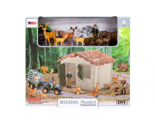 Набор фигурок животных MASAI MARA ММ205-057 серии На ферме: Ферма игрушка 14 пр.