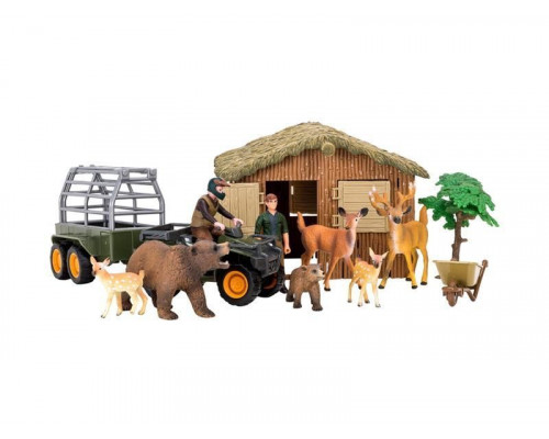 Набор фигурок животных MASAI MARA ММ205-057 серии На ферме: Ферма игрушка 14 пр.