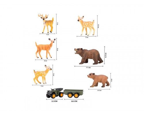 Набор фигурок животных MASAI MARA ММ205-057 серии На ферме: Ферма игрушка 14 пр.