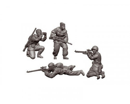 Сборные солдатики ZVEZDA Советские снайперы, 1/72