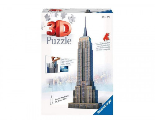 3D Пазл Ravensburger Эмпайр Стейт Билдинг, 216 эл.