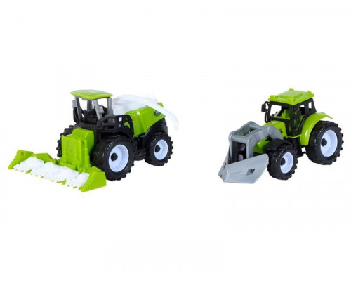 Комбайн AUTODRIVE с трактором инерционные, в/к 26*6,5*8,8 см