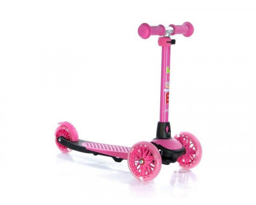 Самокат трехколесный Jet (розовый)