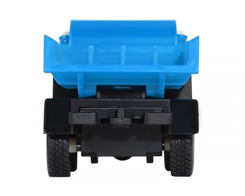 Машина АВТОПАНОРАМА Грузовик, 1/32, голубой, откр. двери, свет, звук, инерция, в/к 24*8*10 см