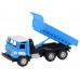 Машина АВТОПАНОРАМА Грузовик, 1/32, голубой, откр. двери, свет, звук, инерция, в/к 24*8*10 см