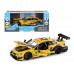 Машина АВТОПАНОРАМА BMW M4, желтый, 1/24, свет, звук, в/к 24,5*12,5*10,5 см