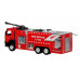Машина АВТОПАНОРАМА Volvo пожарная машина, красный, 1/50, свет, звук, в/к 28*14*10 см