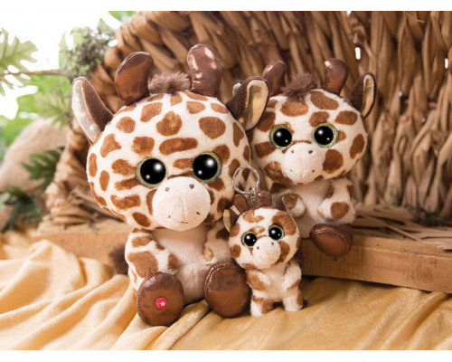 Мягкая игрушка NICI Жираф Халла, брелок 9 см