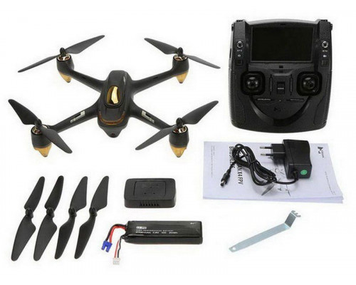 Р/У квадрокоптер Hubsan X4 GPS, FHD+FPV, автовозврат, удержание, следуй за мной,  2.4G (черный)