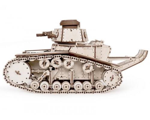 Деревянный конструктор Lemmo Танк МС-1, 574 детали