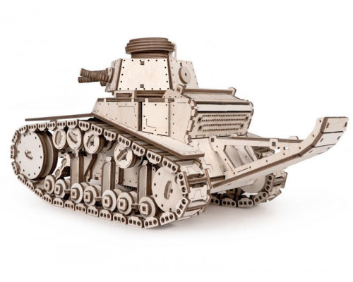 Деревянный конструктор Lemmo Танк МС-1, 574 детали