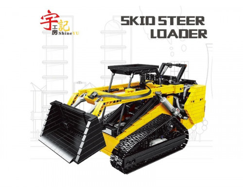 Радиоуправляемый конструктор RCM гусеничный погрузчик (1800 деталей)