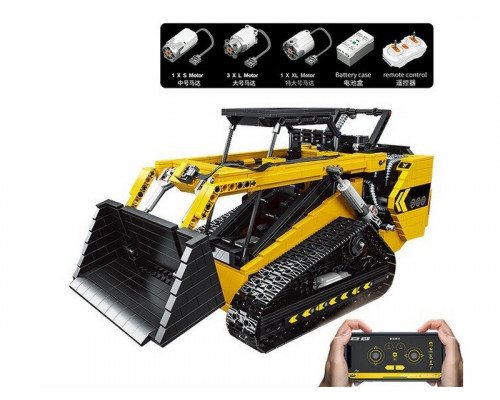 Радиоуправляемый конструктор RCM гусеничный погрузчик (1800 деталей)