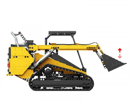 Радиоуправляемый конструктор RCM гусеничный погрузчик (1800 деталей)