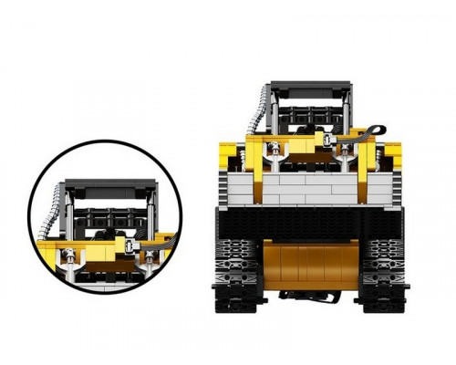 Радиоуправляемый конструктор RCM гусеничный погрузчик (1800 деталей)