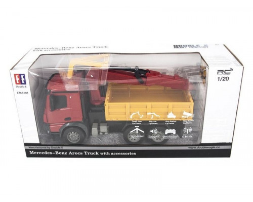 Радиоуправляемый кран Double Eagle Mercedes-Benz Arocs 1:20 2.4G