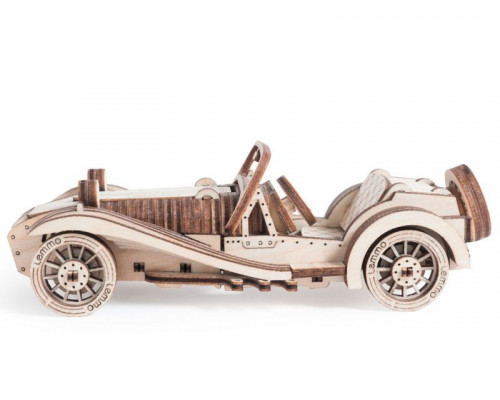 Деревянный конструктор Lemmo Автомобиль «Родстер», 104 детали