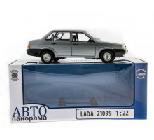 Машина "АВТОПАНОРАМА" ВАЗ 21099 ,1/22, Pull Bаck механизм, в/к 10*12*22 cм