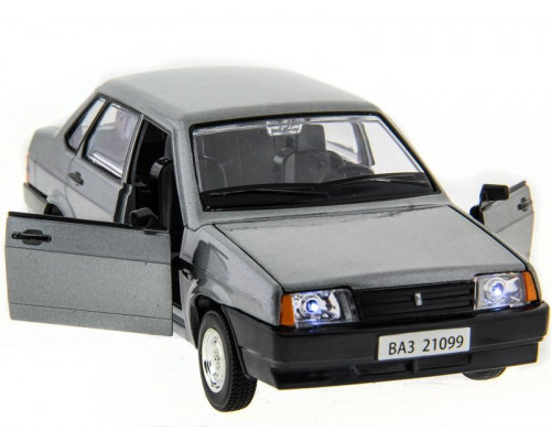 Машина АВТОПАНОРАМА ВАЗ 21099 ,1/22, Pull Bаck механизм, в/к 10*12*22 cм