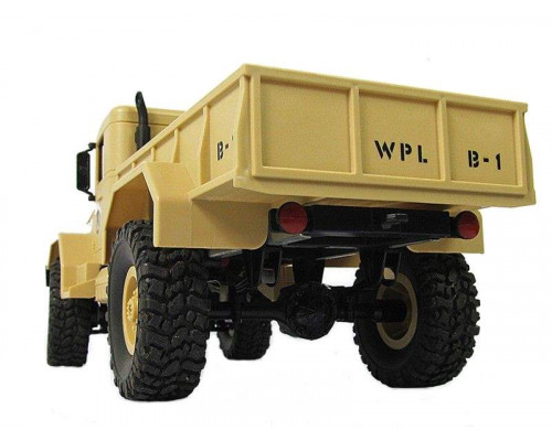 Р/У машина WPL военный грузовик (песочный) 1/16+акб 2.4G RTR