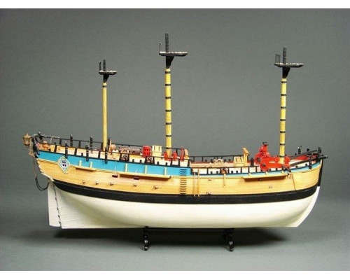 Сборная картонная модель Shipyard барк HMB Endeavour (№33), 1/96