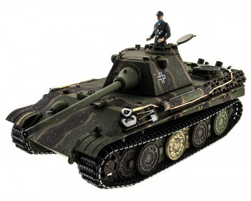 Радиоуправляемый танк Taigen 1/16 Panther type F (Германия) дым (для ИК боя) V3.0 2.4G RTR