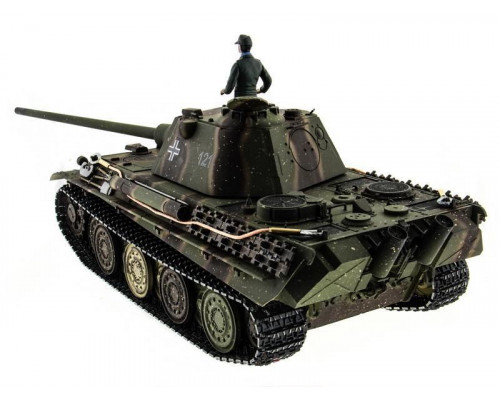 Р/У танк Taigen 1/16 Panther type F с ИК пушкой HC версия, башня на 360, подшипники в ред, 2.4G RTR