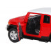 Машина АВТОПАНОРАМА Toyota FJ Cruiser, красный, 1/32, свет, звук, инерция, в/к 17,5*13,5*9 см
