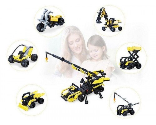 Конструктор CaDA Technic набор для сборки 30 моделей: техники, мотоциклов и животных (827 деталей)