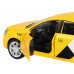 Машина АВТОПАНОРАМА Яндекс.Такси  LADA VESTA, желтый, 1/24, в/к 24,5*12,5*10,5 см