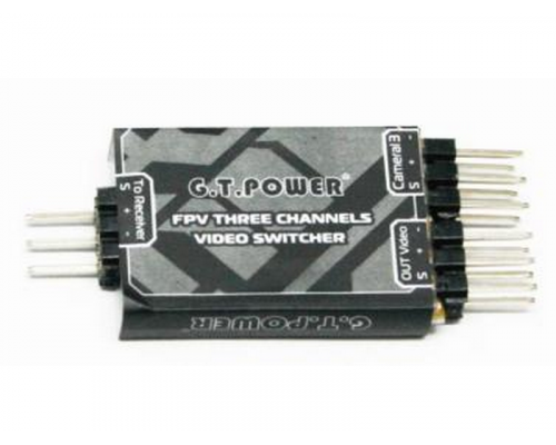 Переключатель видео сигнала G.T.Power FPV 3-Channel Video Switcher