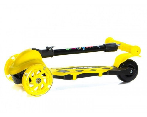 Самокат трехколесный Zumba  (желтый)