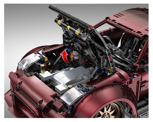 Конструктор RCM автомобиль RED TURBO Super car (2238+ деталей)