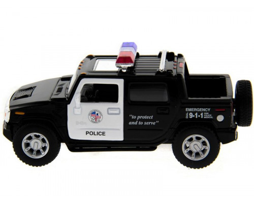 Машина Kinsmart 1:40 Hummer H2 Police инерция (1/12шт.) б/к