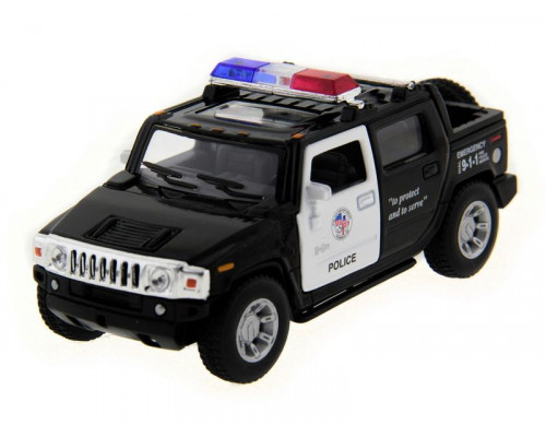 Машина Kinsmart 1:40 Hummer H2 Police инерция (1/12шт.) б/к