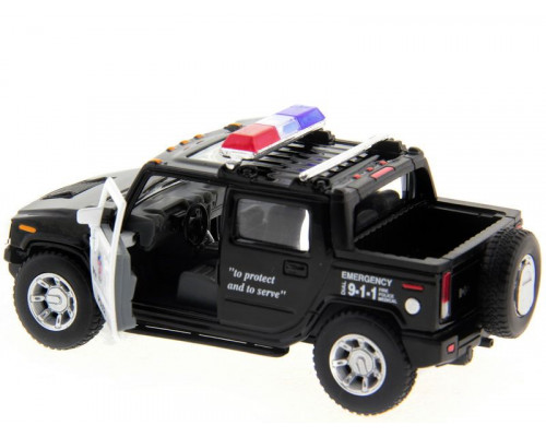 Машина Kinsmart 1:40 Hummer H2 Police инерция (1/12шт.) б/к